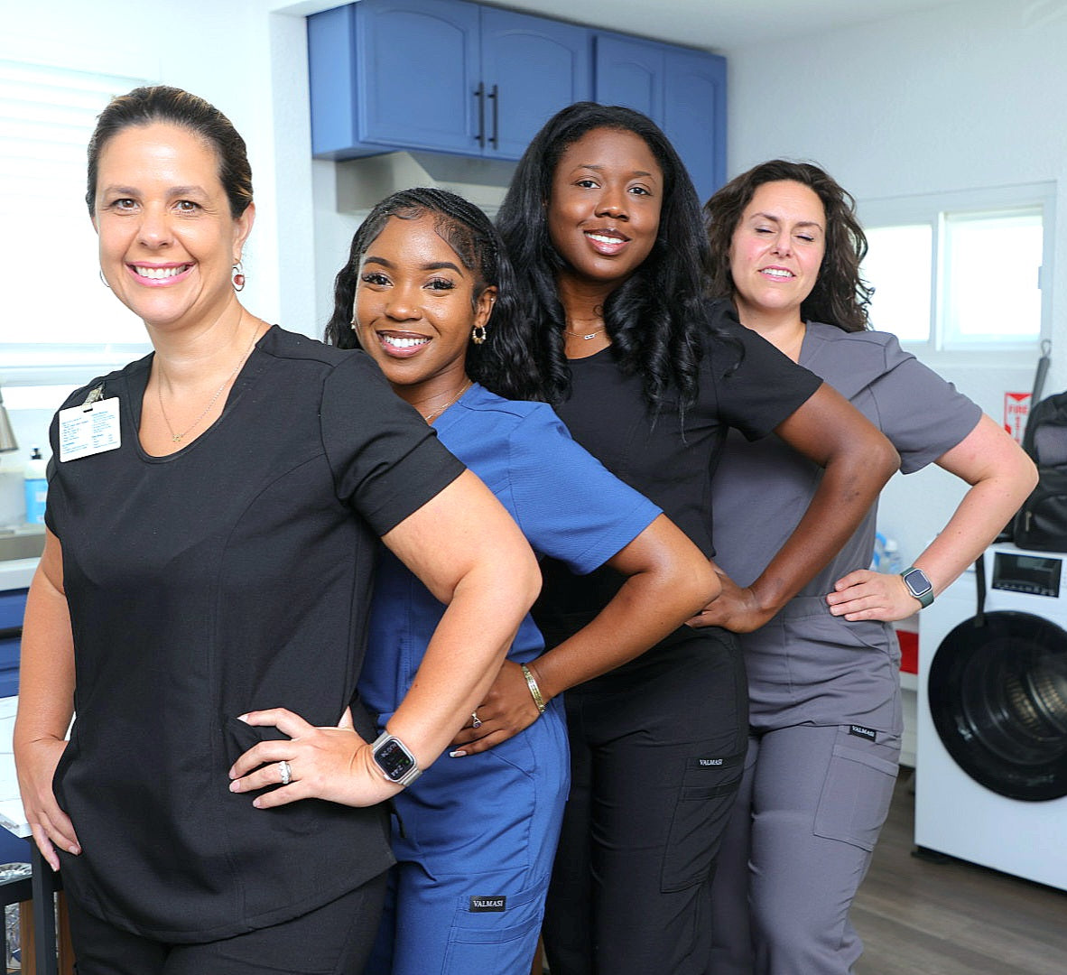 Nikki Curvy Scrub Top