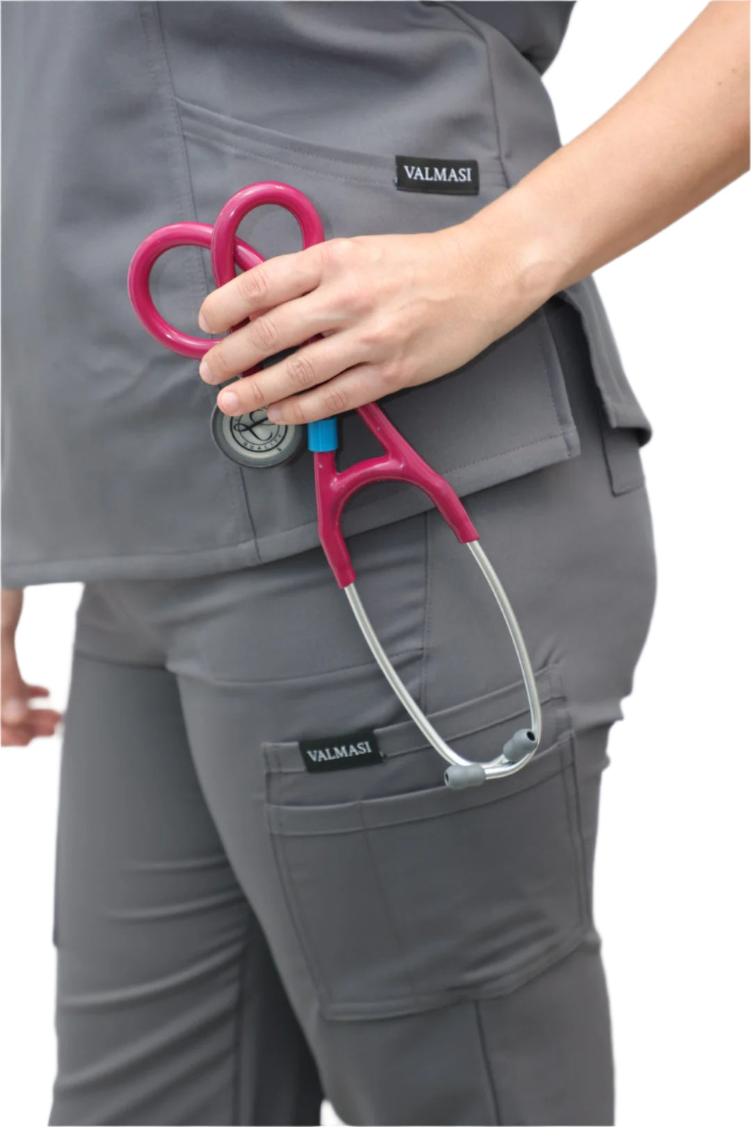 Pocket Detail – Jasmine Curvy Cargo Scrub Pants