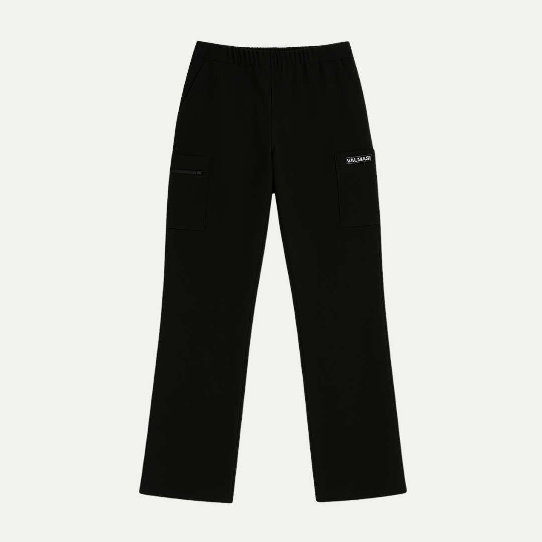 The Nikki Curvy Cargo Scrub Pants