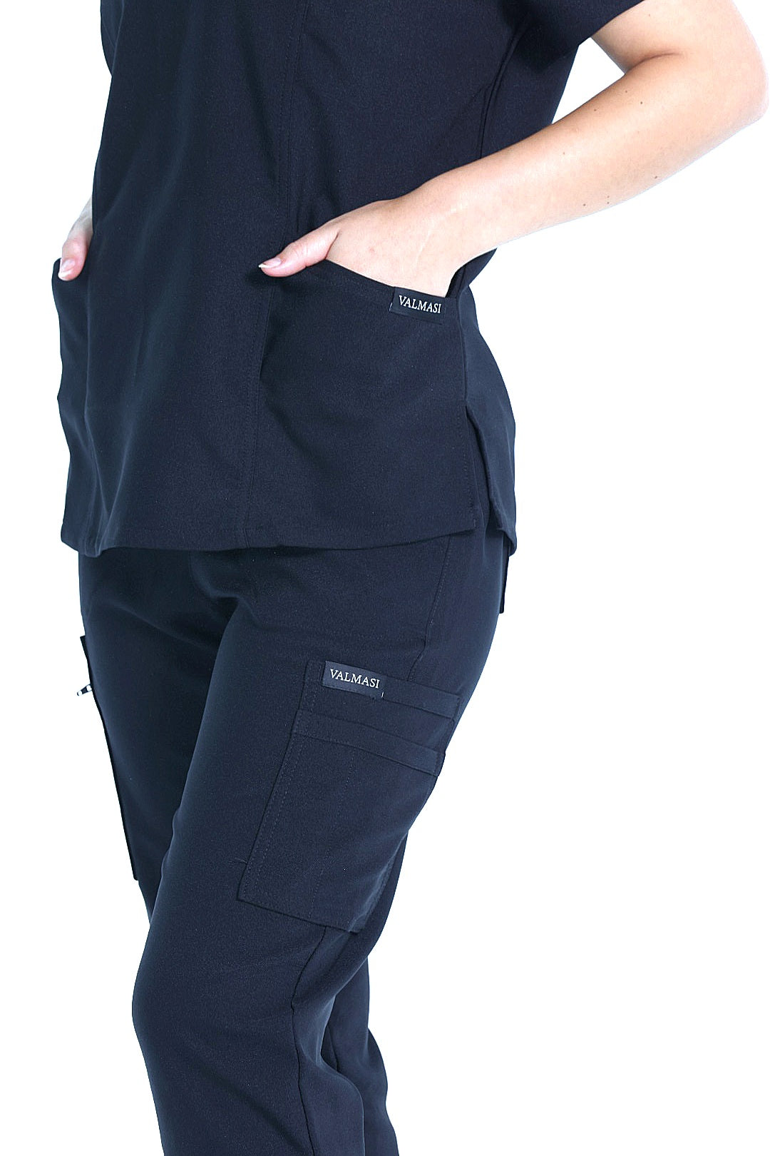 Lexie Curvy Scrub Top
