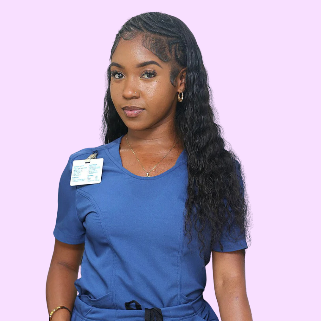 Lexie Curvy Scrub Top